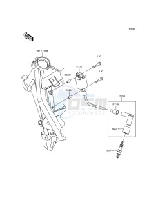 KLX125 KLX125CFF XX (EU ME A(FRICA) drawing Ignition System