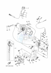 YFM450FWB KODIAK 450 (BHS1) drawing WINCH