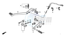 XL1000V drawing PEDAL