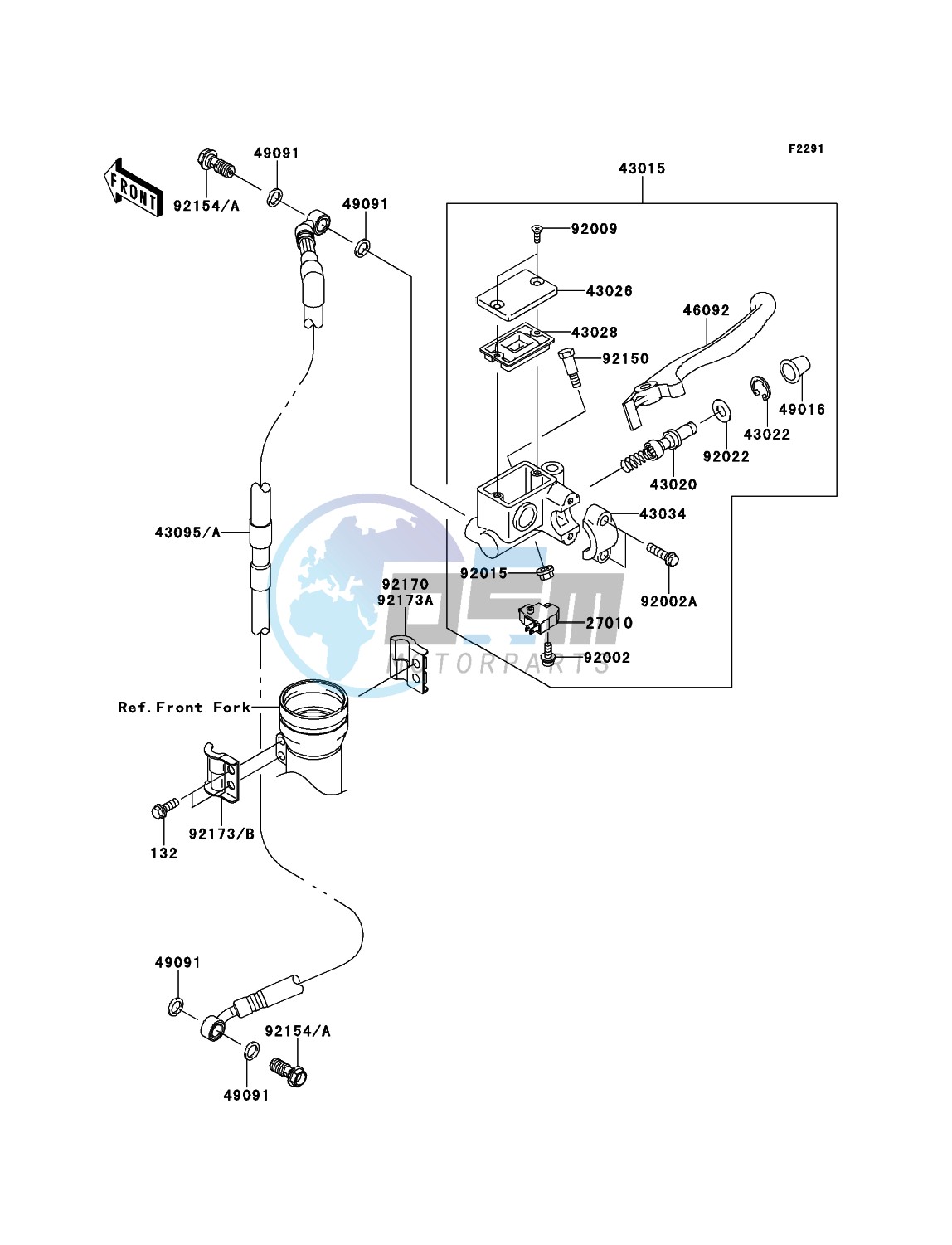 Front Master Cylinder