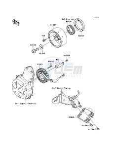 VERSYS_ABS KLE650DCF XX (EU ME A(FRICA) drawing Generator