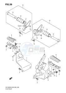 VZ1500 (E3-E28) drawing FOOTREST