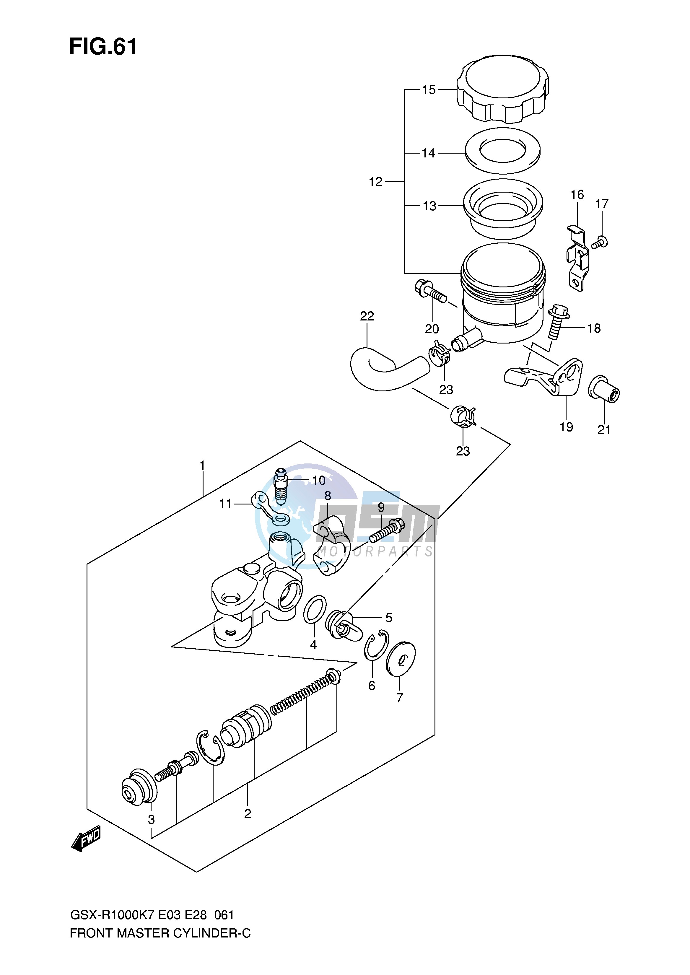 FRONT MASTER CYLINDER