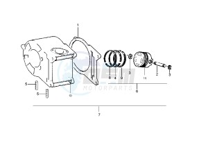 X9 180 Amalfi drawing Cylinder - Piston