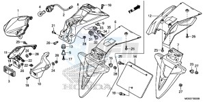 NC700SC drawing TAILLIGHT