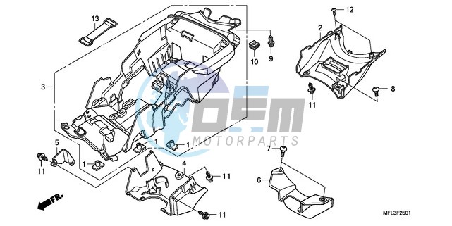 REAR FENDER (CBR1000RA)