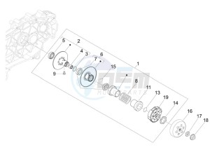 S 125 4T E3 drawing Driven pulley