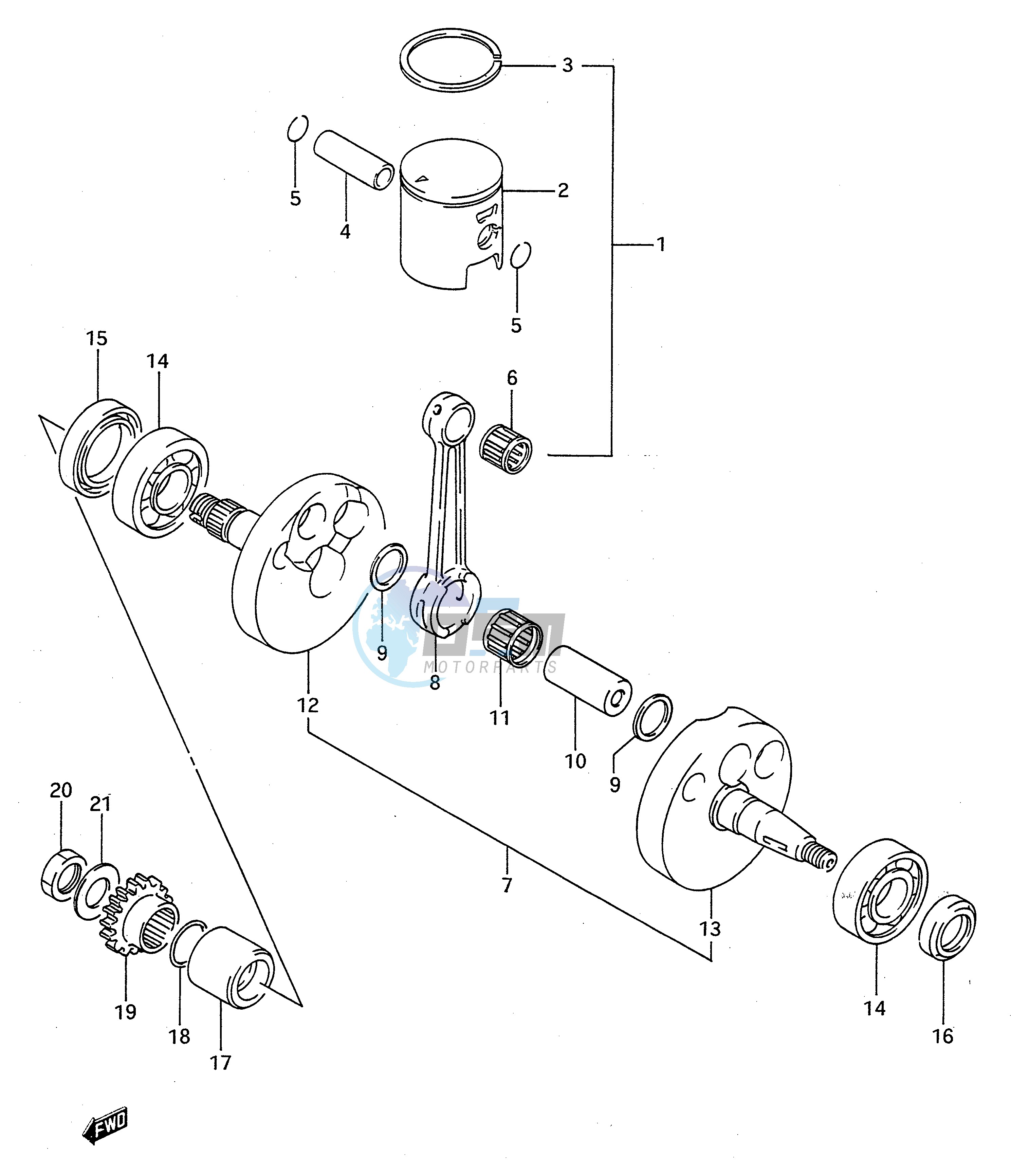 CRANKSHAFT (MODEL L)