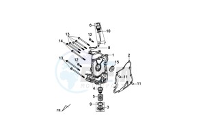 FIDDLE III 125 drawing CRANKCASE RIGHT / START MOTOR