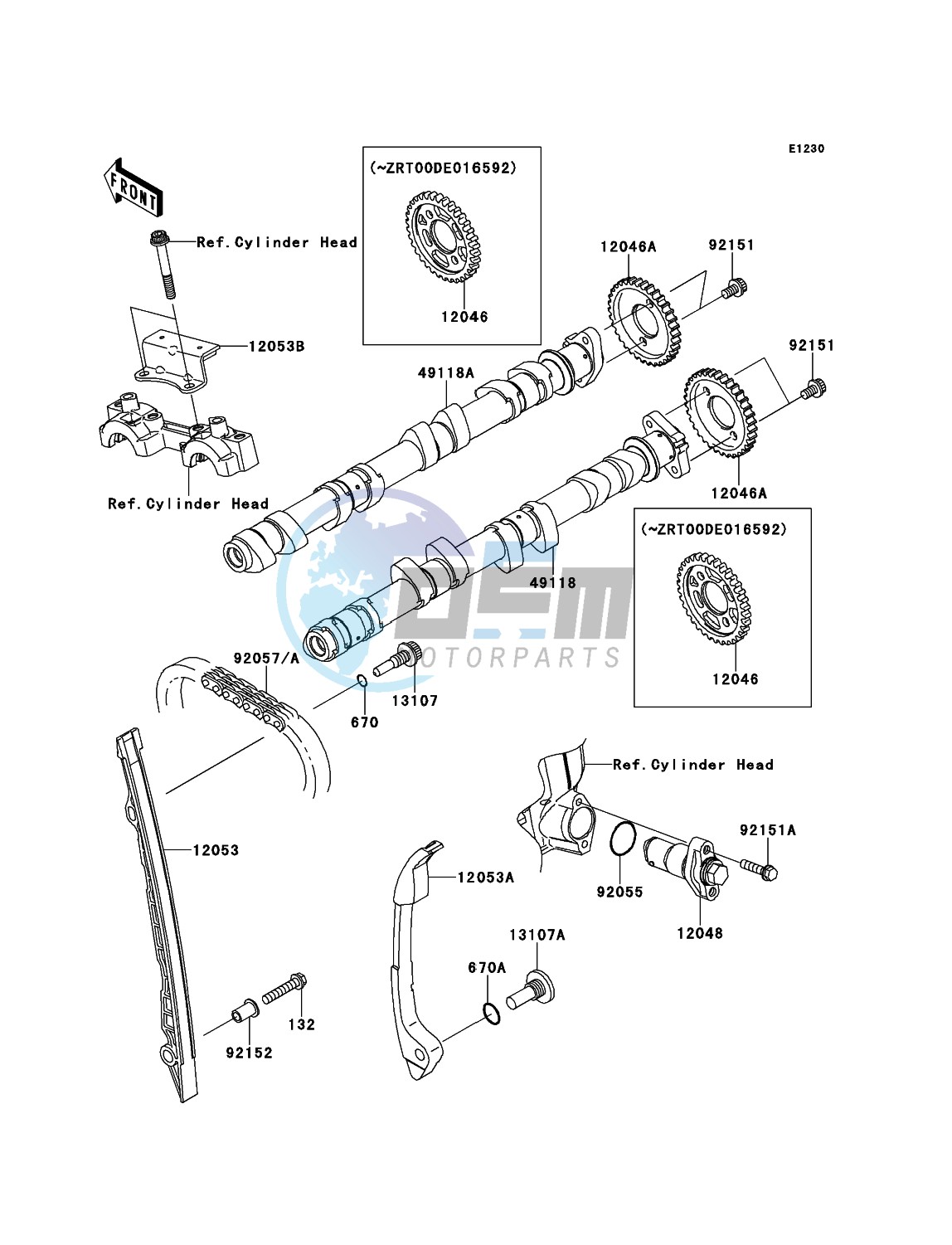 Camshaft(s)/Tensioner