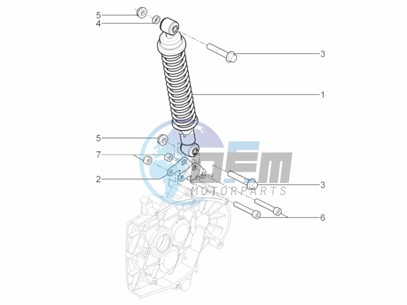 Rear suspension - Shock absorber/s