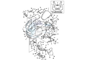 YZF R THUNDER CAT 600 drawing COWLING