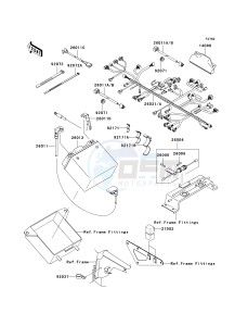 KSV 700 B [KFX 700] (B6F-B9F) B8F drawing CHASSIS ELECTRICAL EQUIPMENT