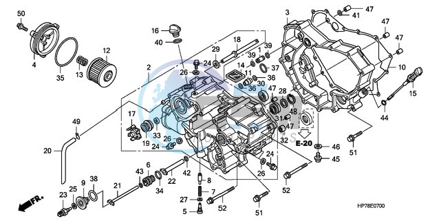 FRONT CRANKCASE COVER