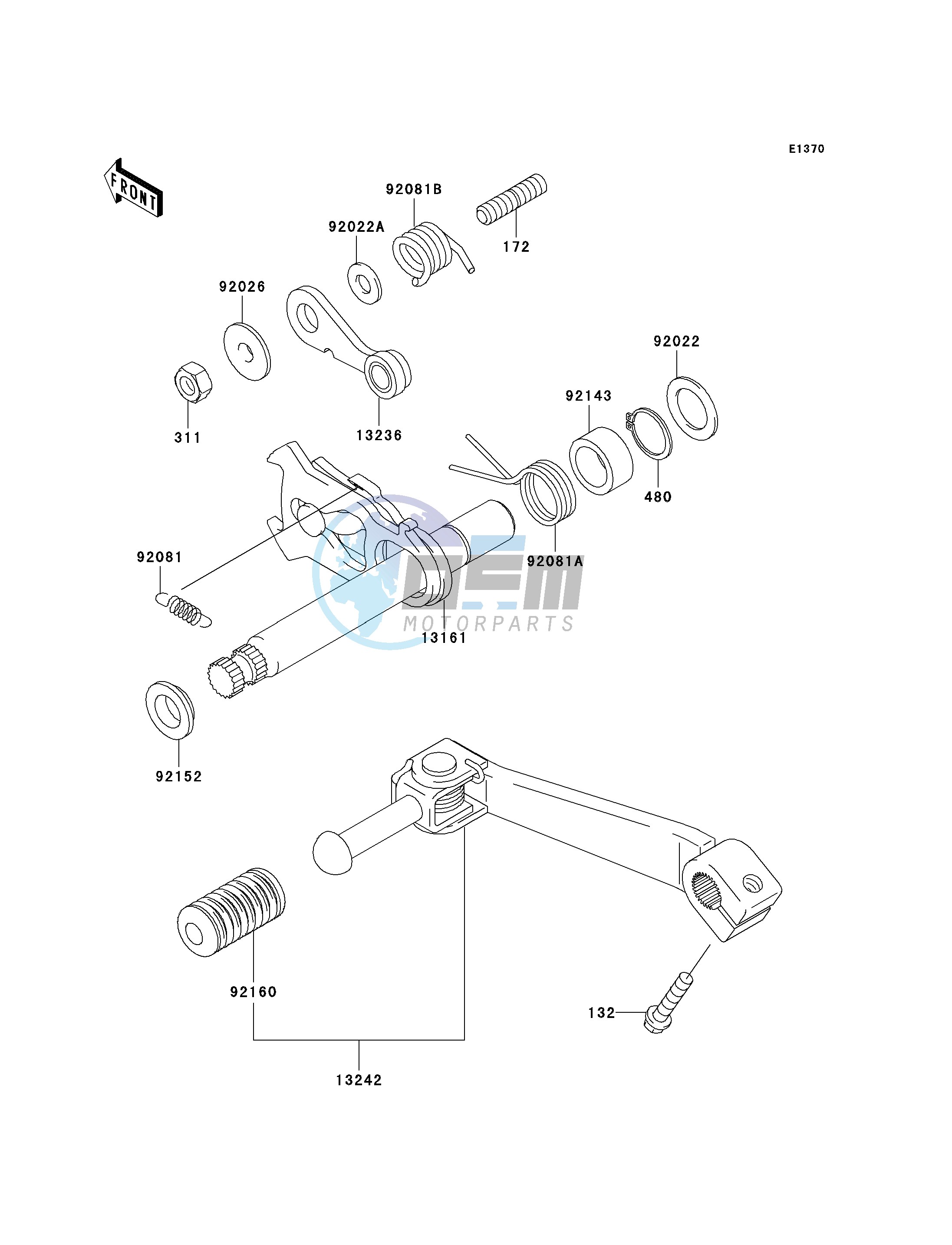 GEAR CHANGE MECHANISM