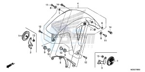 NC700SDC drawing FRONT FENDER