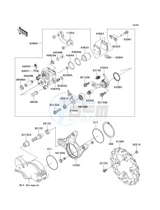 KSF 450 B [KFX450R MONSTER ENERGY] (B8F-B9FB) B9FB drawing REAR BRAKE