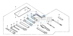 XL1000V VARADERO drawing TOOLS