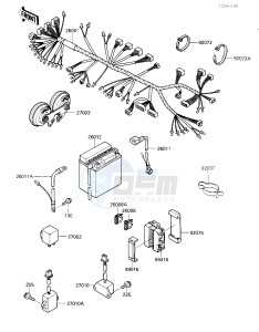 VN 700 A [LTD] (A1) [LTD] drawing CHASSIS ELECTRICAL EQUIPMENT