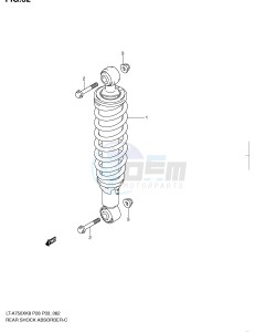 LT-A750X (P28-P33) drawing REAR SHOCK ABSORBER