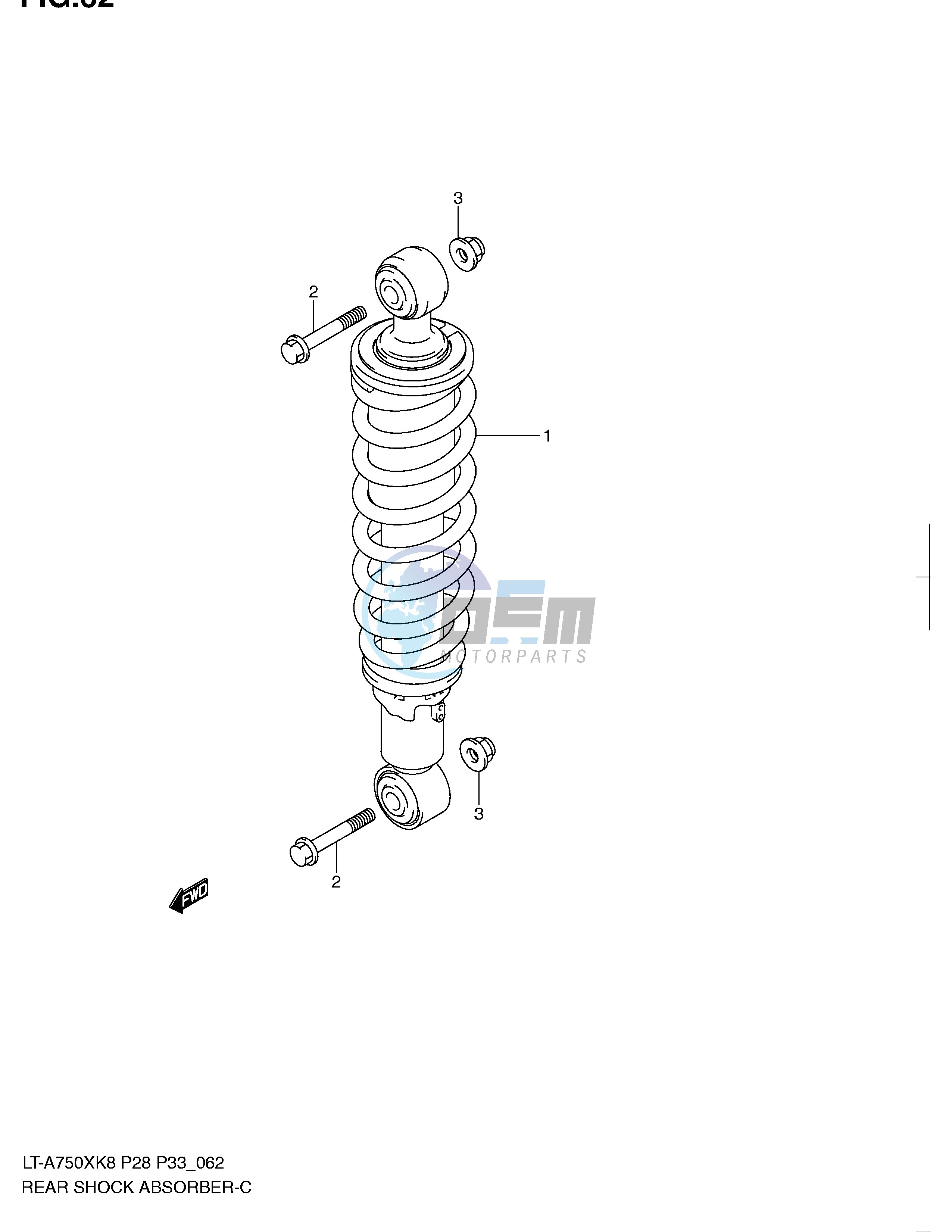 REAR SHOCK ABSORBER