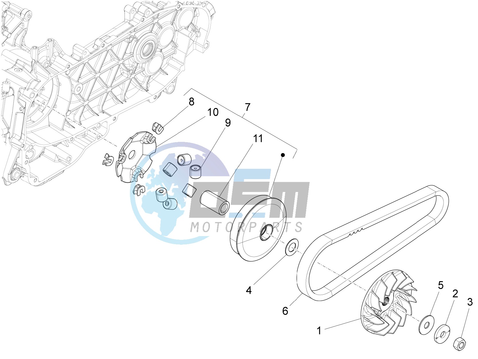 Driving pulley