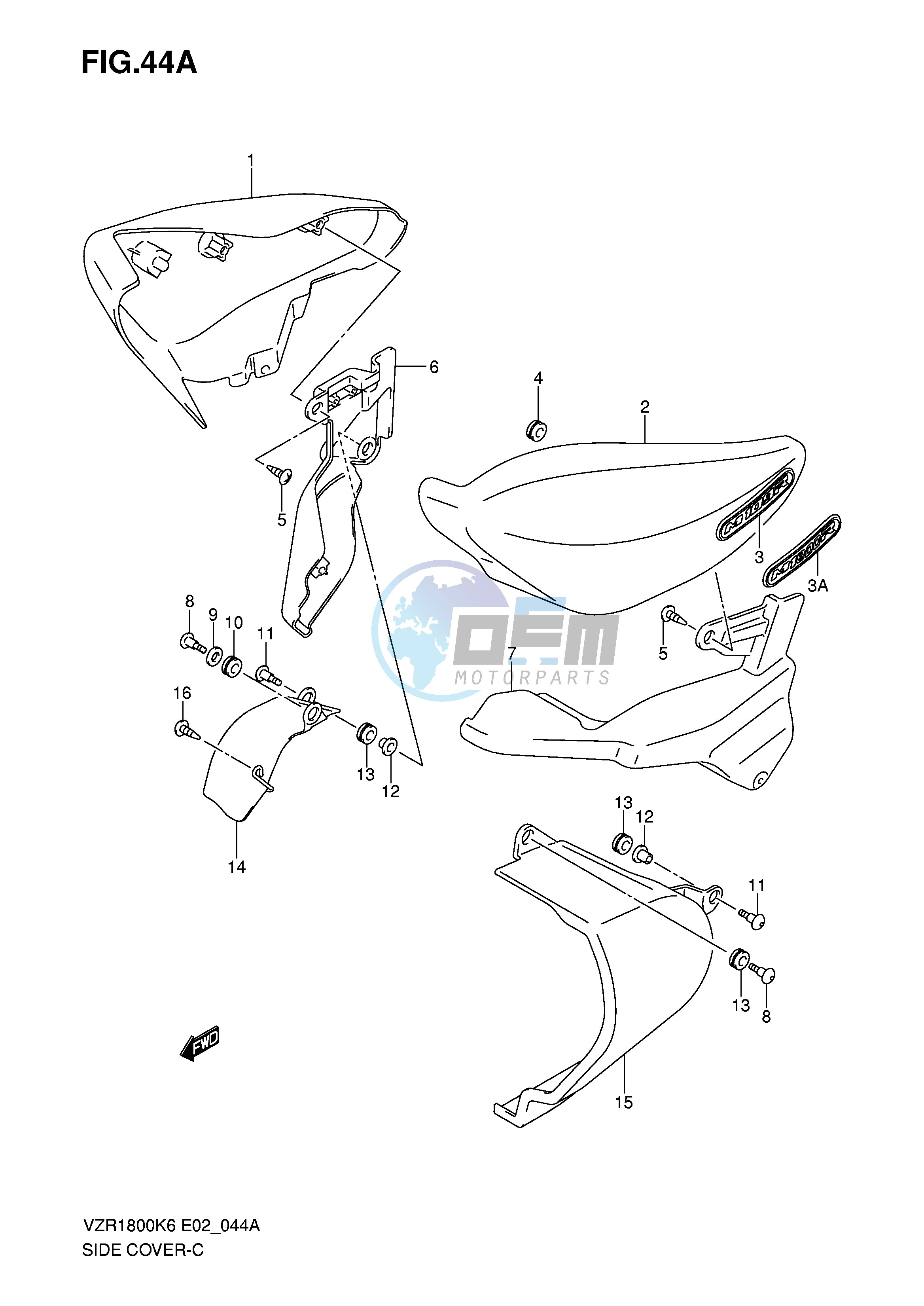 SIDE COVER (VZR1800ZK7 ZU2K7 ZK8 ZU2K8 ZK9 ZUFK9)