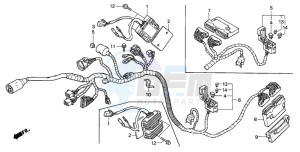 CBR600FR drawing WIRE HARNESS