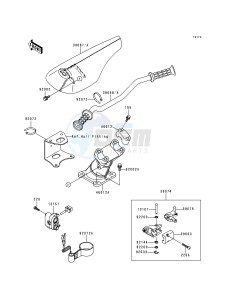 JH 750 G [XI SPORT] (G1-G2) [XI SPORT] drawing HANDLEBAR