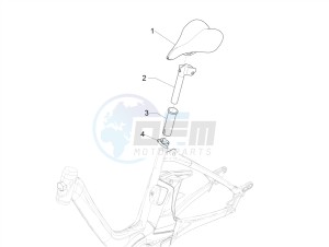 Wi-Bike Uni Deore Comfort 2017 (NAFTA) drawing Saddle/seats