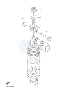 YZF-R6 R6 600 (1JSX) drawing REAR SUSPENSION