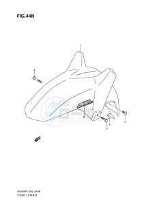 DL 650 V-STROM EU-UK drawing FRONT FENDER