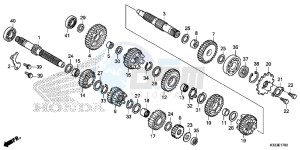 CBR300RAF CBR300RA Europe Direct - (ED) drawing TRANSMISSION