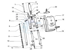 VELOFAX 50 drawing Front Fork