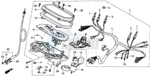 SJ50 BALI drawing SPEEDOMETER