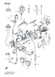 LT-A700X (E17) drawing WIRING HARNESS