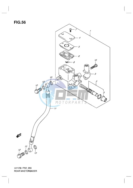 REAR MASTER CYLINDER