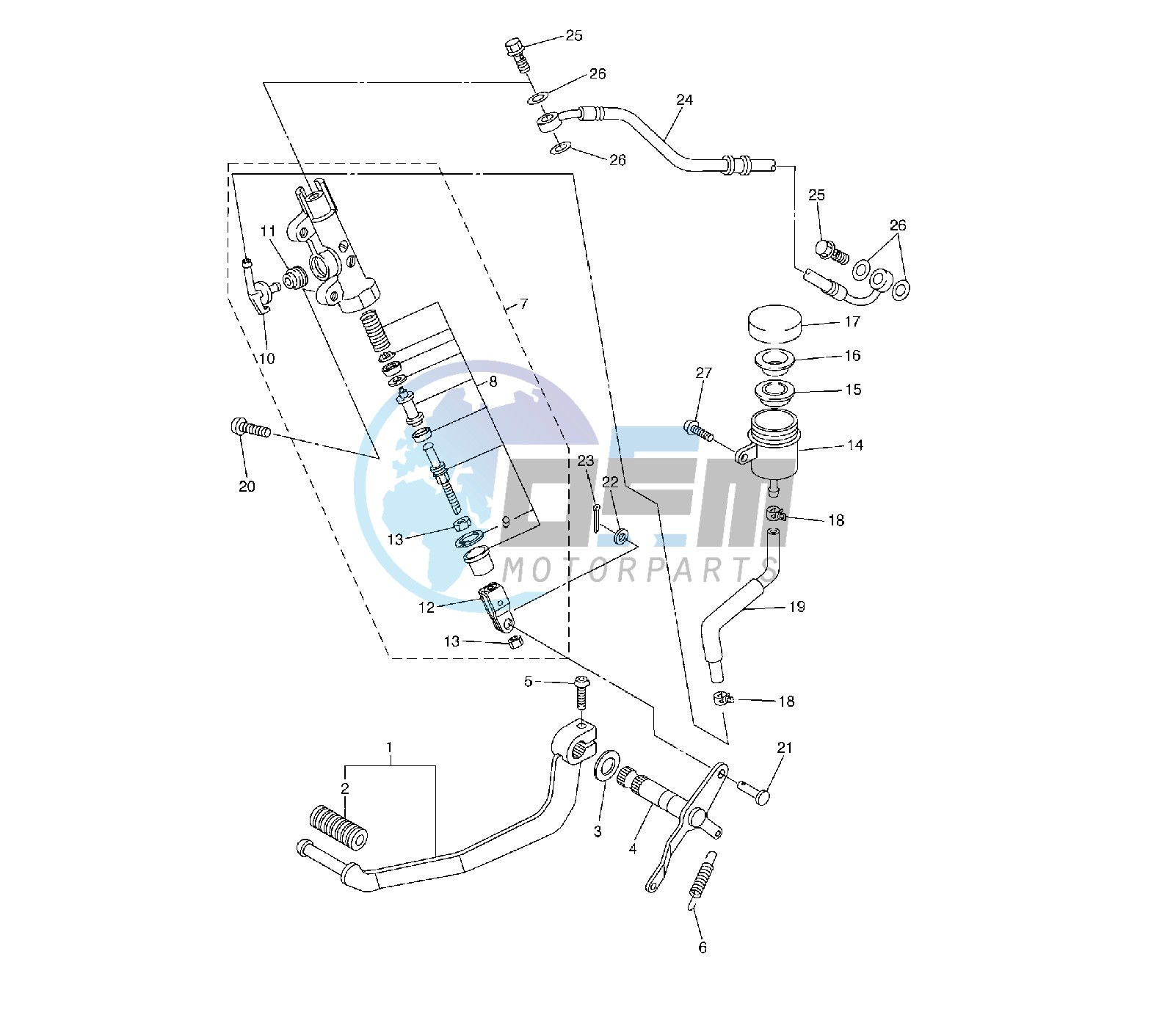 REAR MASTER CYLINDER