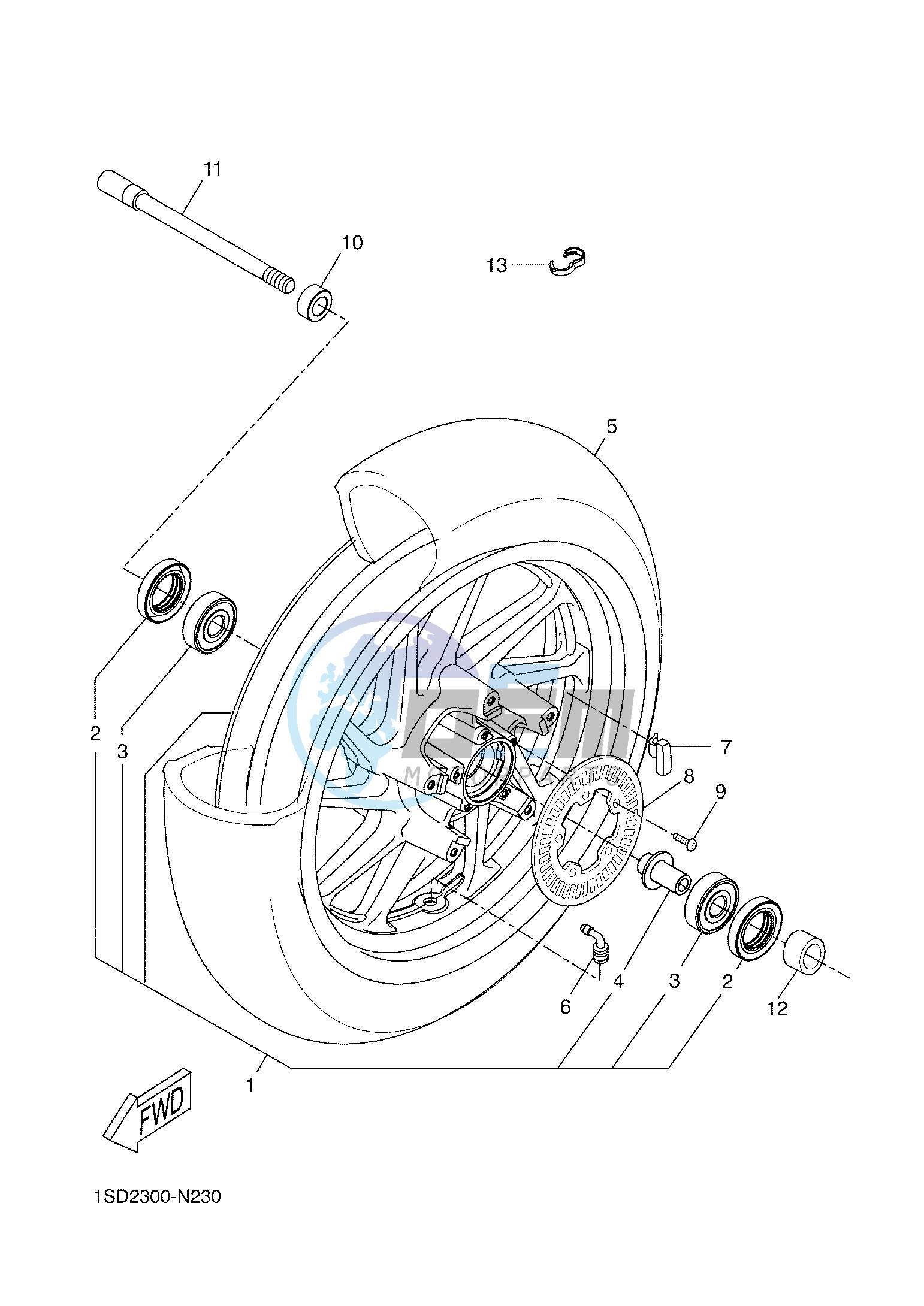 FRONT WHEEL