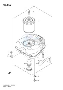 LT-A750X (P17) drawing AIR CLEANER (LT-A750XL0)