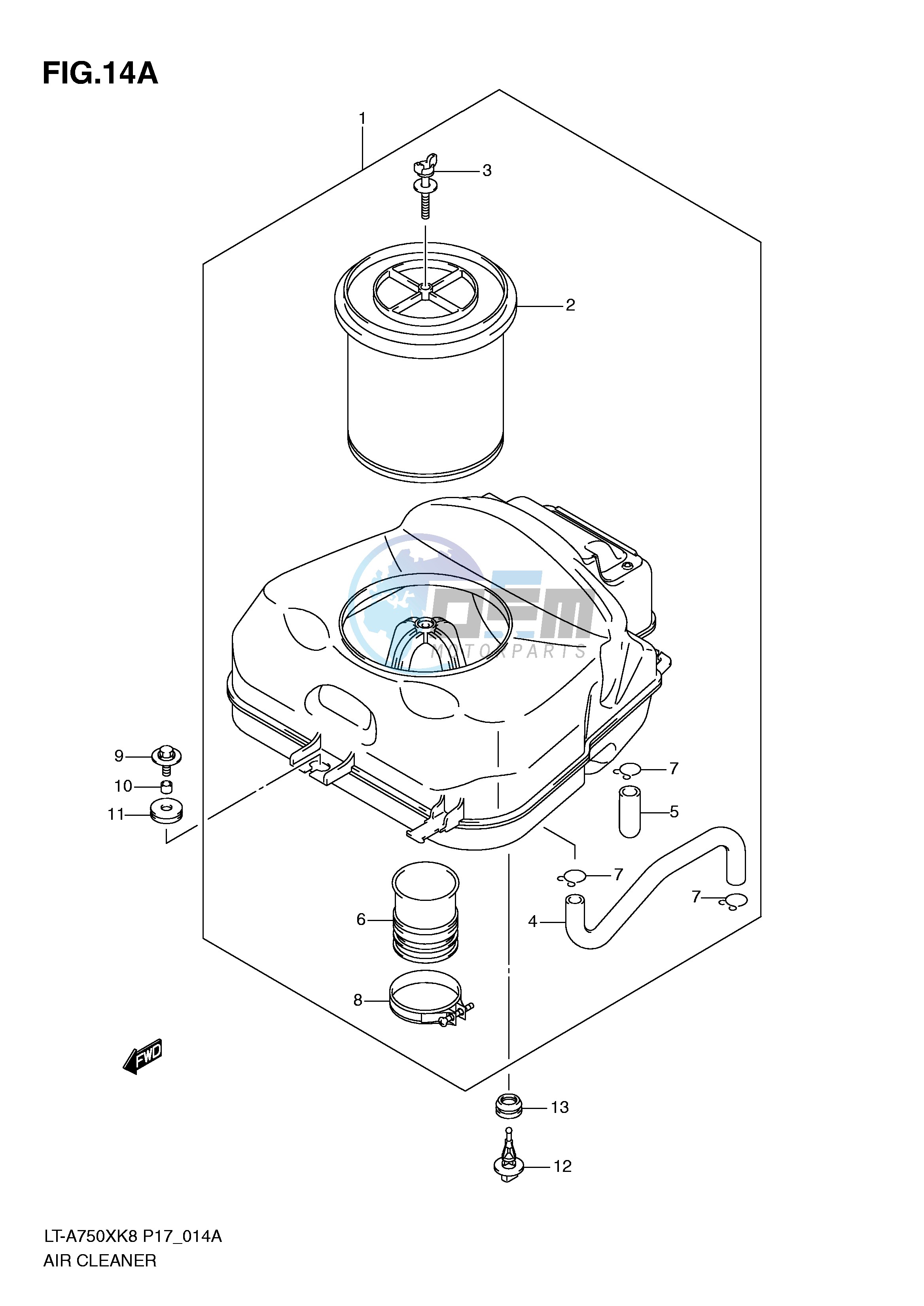 AIR CLEANER (LT-A750XL0)