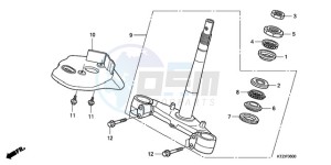 PES1509 Europe Direct - (ED) drawing STEERING STEM