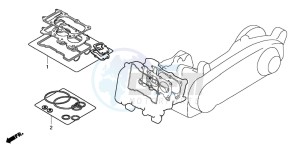 FJS400D SILVER WING drawing GASKET KIT A