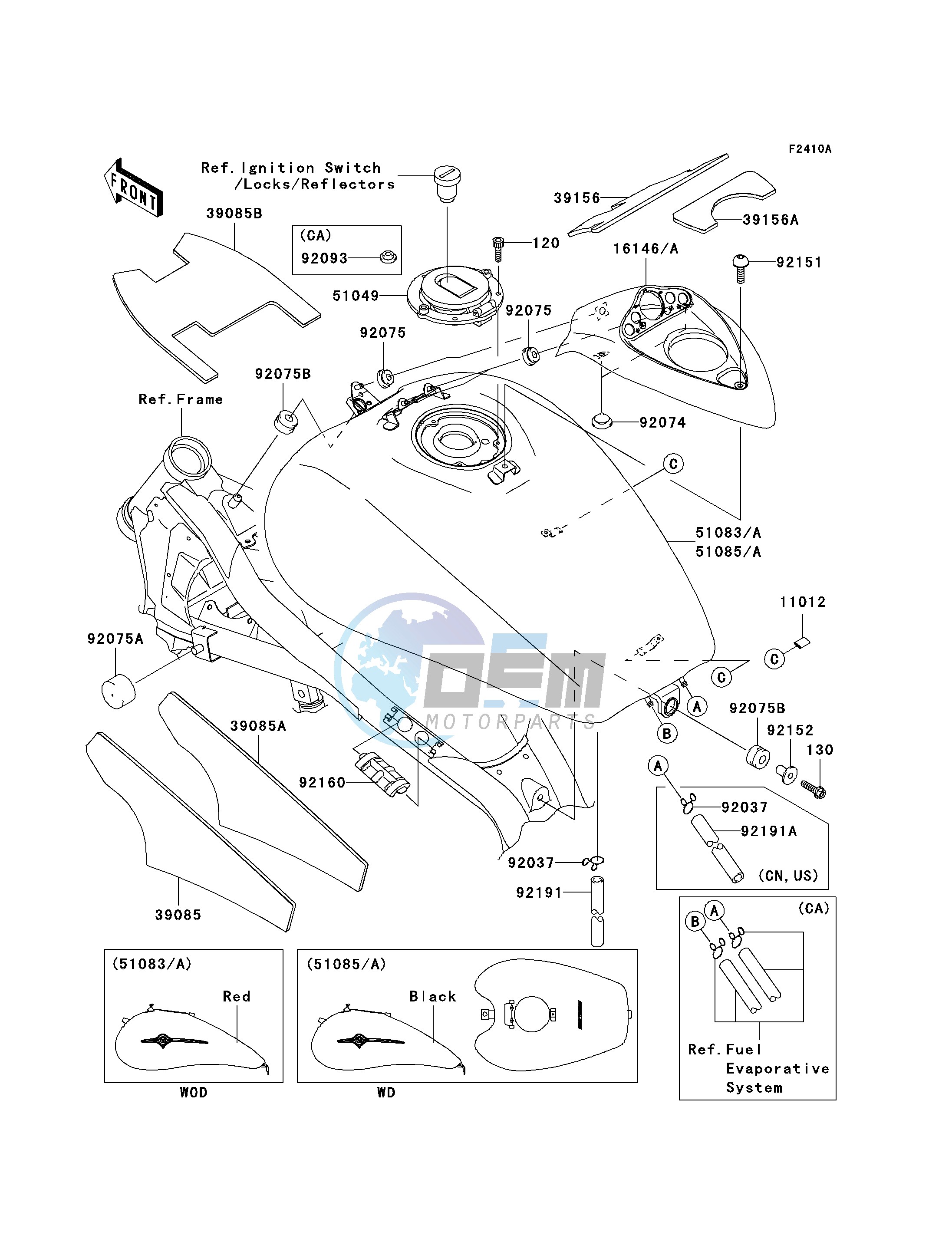 FUEL TANK -- B8F_B8FA- -