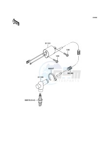 KX125 KX125-M3 EU drawing Ignition System