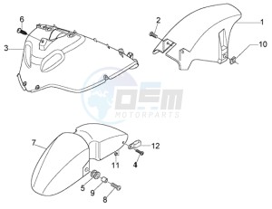 X8 200 drawing Wheel compartment-Mudguard