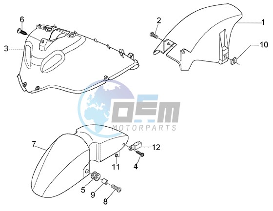 Wheel compartment-Mudguard