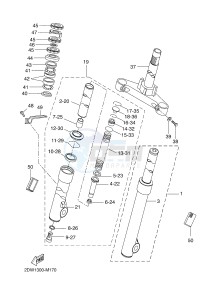 CW50E (2DW1) drawing FRONT FORK