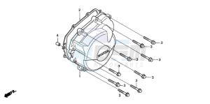 CBR600FS drawing GENERATOR COVER