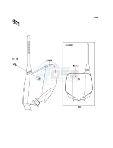 KX85/KX85-<<II>> KX85ACF EU drawing Accessory